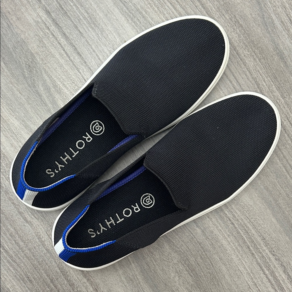 Rothy's woman’s Black Slip-On sneakers